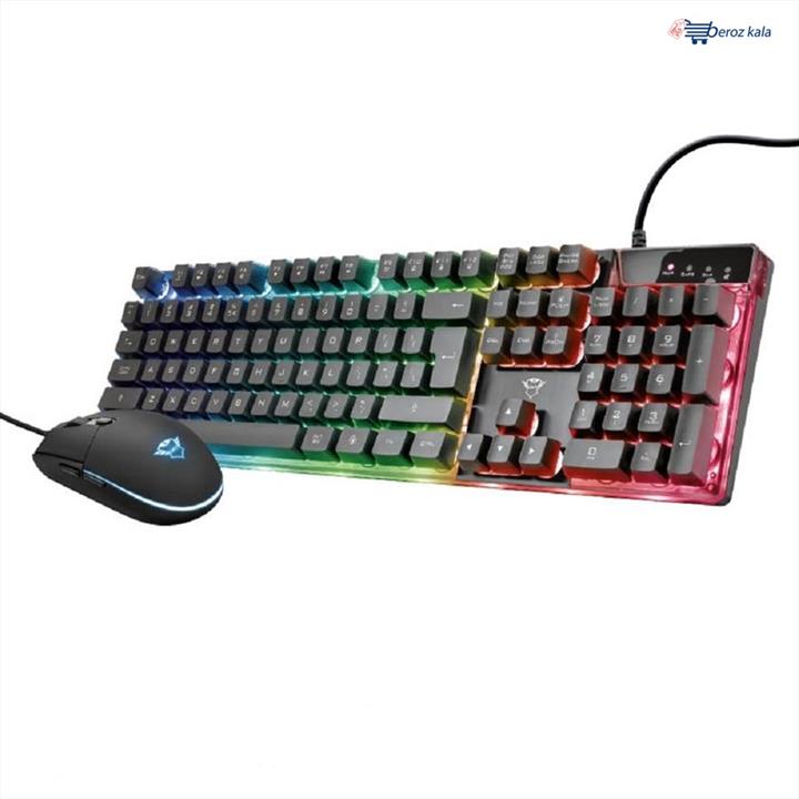 ماوس و کیبورد گیمینگ تراست Trust GXT 838 Azor Trust GXT 838 Azor Wired Gaming Keyboard and Mouse